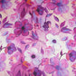 Lavender floral print Bemberg Modal Silk Fabric KTP-31438