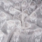 Off White floral thread embroidery Organza Fabric VFS-31703