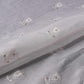Wine Tissue Stripes thread cutdana embroidery Organza Fabric VFS-31681