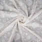 Off White Dyeable Chikankari embroidery Georgette Fabric VFS-31525