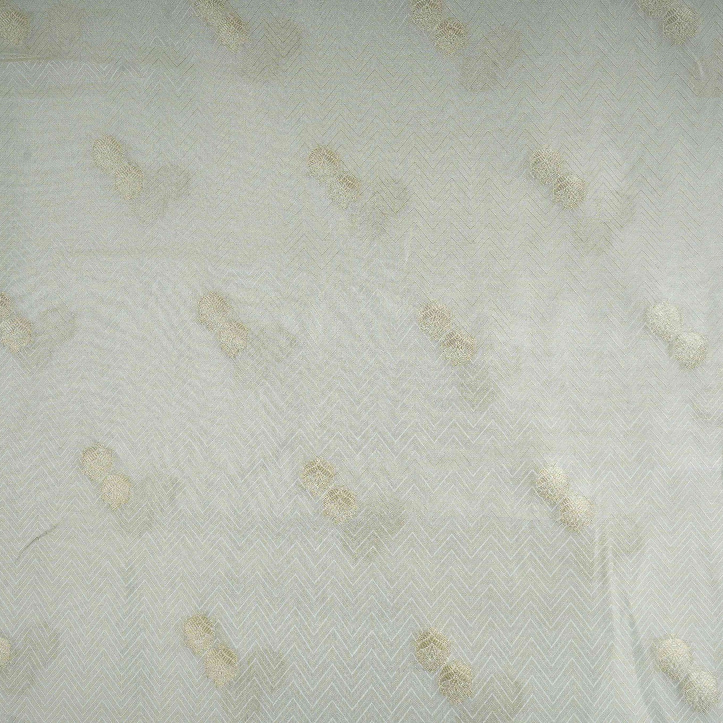 Golden Butta Kanchipuram Silk Fabric MTI-31377