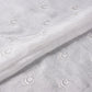 White Dyeable Buti embroidery Dola Silk Fabric VFS-31669