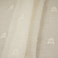 Cream Floral Embroidery Dyeable Chanderi Silk Fabric VI-30072