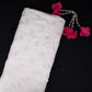 White Dyeable Buti embroidery Dola Silk Fabric VFS-31670