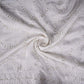 White Dyeable Pearl Cutdana embroidery Crepe Fabric VFS-31687