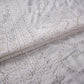 White Dyeable Pearl Cutdana embroidery Crepe Fabric VFS-31687