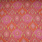 Magenta Pink Bandhani floral Georgette Jaal Fabric MTI-31548