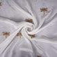 White dyeable thread cutdana embroidery Crepe Fabric VFS-31524