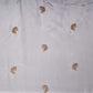 White dyeable thread cutdana embroidery Crepe Fabric VFS-31523