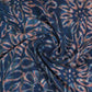 Indigo & White Floral Print Cotton Fabric MFR-29864