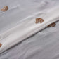 White dyeable thread cutdana embroidery Crepe Fabric VFS-31523
