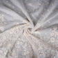 White Dyeable jaal embroidery Mul Chanderi Fabric SNTF-31866