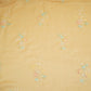 Rust Orange Zari Stripes floral thread embroidery Malai Chanderi Fabric VFS-31543
