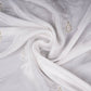 White Dyeable Pearl Cutdana embroidery Crepe Fabric VFS-31685