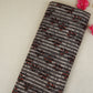 Dark Grey & Black Floral Print Cotton Fabric MFR-29871