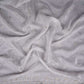White Cutdana embroidery Crepe Fabric VFS-31701