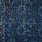 Indigo & White Floral Print Cotton Fabric MFR-29868