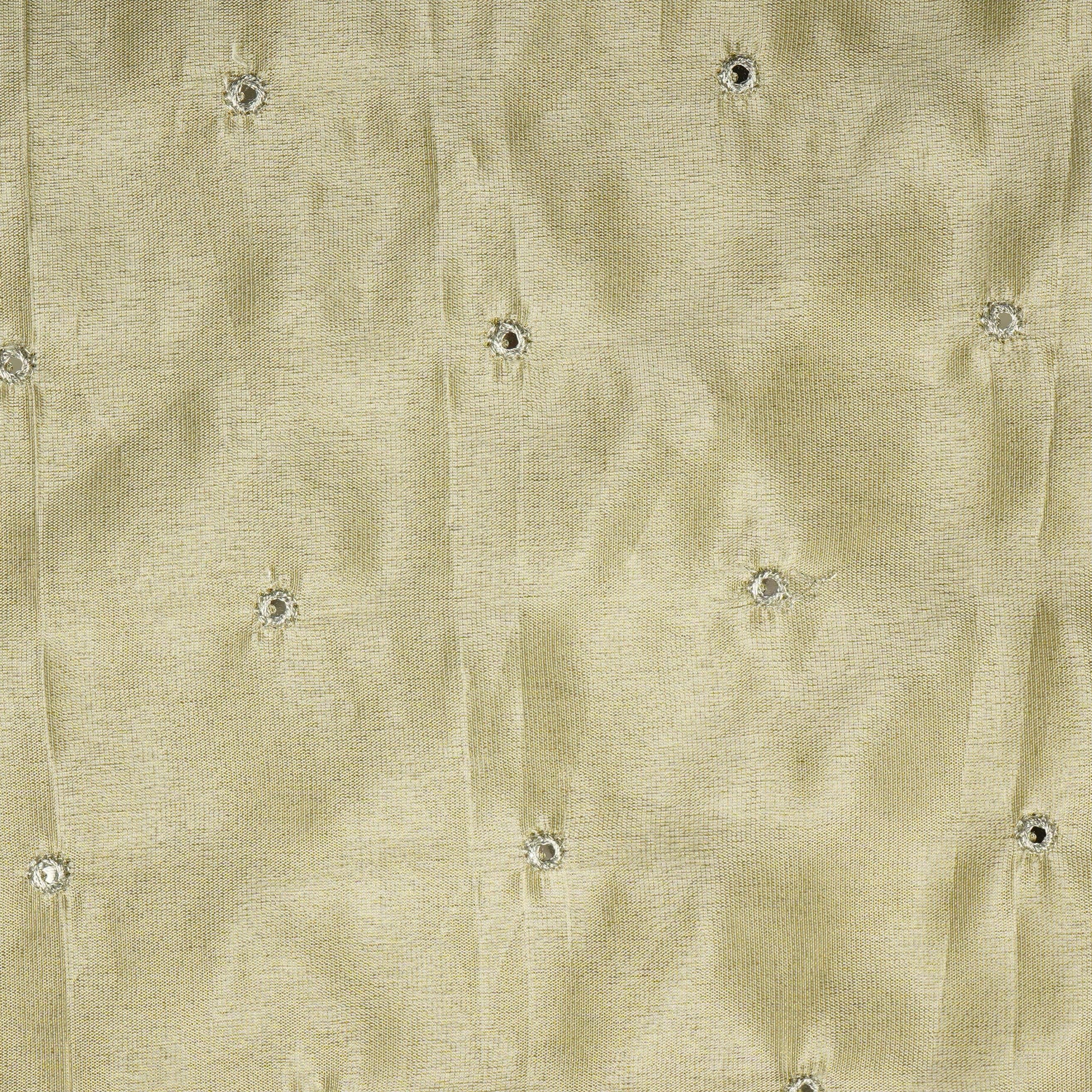 Golden Buti Mirror embroidery Tissue Fabric VFS-31693 - TradeUNO