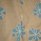 Grey floral embroidery Shimmer Viscose Fabric SFG-31501