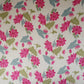 Cream Floral Print Organza Fabric VF-30078