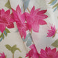 Cream Floral Print Organza Fabric VF-30078