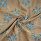 Grey floral embroidery Shimmer Viscose Fabric SFG-31501