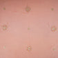 Coral Pink Floral Cutdana Embroidery Mul Chanderi Fabric SN-30100