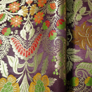 Maroon Khinkhwab Brocade Fabric 21915