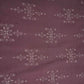 Mauve Geometrical embroidery Raw Silk Fabric VFS-31532