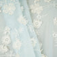 Lilac Floral 3D Embroidery Tencel Silk Fabric AF-30086