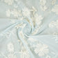 Lilac Floral 3D Embroidery Tencel Silk Fabric AF-30086