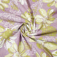 Lavender Floral Foil Print Cotton Fabric