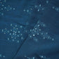 Royal Blue Geometrical embroidery Raw Silk Fabric VFS-31531