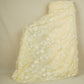Pale Yellow Floral 3D Embroidery Tencel Silk Fabric AF-30084