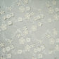 Light Blue Floral 3D Embroidery Tencel Silk Fabric AF-30087
