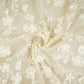 Green Floral 3D Embroidery Tencel Silk Fabric AF-30088
