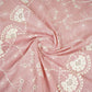 Pink Floral 3D Schiffli Embroidery Cotton Schiffli Fabric AF-30094