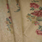 Ivory floral Jacquard Tissue Fabric MTF-31793