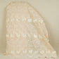 Beige Floral 3D Schiffli Embroidery Cotton Schiffli Fabric AF-30089