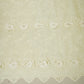 Pale Yellow Floral 3D Schiffli Embroidery Cotton Schiffli Fabric AF-30092