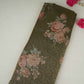 Mehendi Green floral Jacquard Tissue Fabric MTF-31792