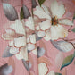 Pink floral print Cotton Checks Fabric PI-31845 - TradeUNO