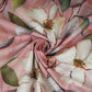 Pink floral print Cotton Checks Fabric PI-31845 - TradeUNO