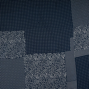 Blue With White Dot Print Muslin Schiffli Fabric MFR-29830 - TradeUNO