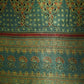 Green Ajrakh Print Mashru Silk Fabric 21887
