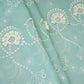 Light Blue Floral 3D Schiffli Embroidery Cotton Schiffli Fabric AF-30091