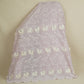 Light Pink Floral 3D Schiffli Embroidery Cotton Schiffli Fabric AF-30093
