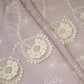 Light Pink Floral 3D Schiffli Embroidery Cotton Schiffli Fabric AF-30093