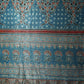 Blue Ajrakh Print Mashru Silk Fabric 21897