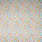 Off White with Multicolor floral print Cotton Checks Fabric PI-31842 - TradeUNO